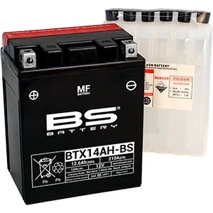 BS Battery Yamaha Yfm 350 G Grizzly Akü BTX14AH- Mf 2007-2010