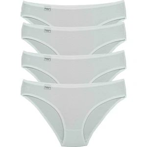 Kadın Beyaz  4'lü Paket Likralı Slip Külot