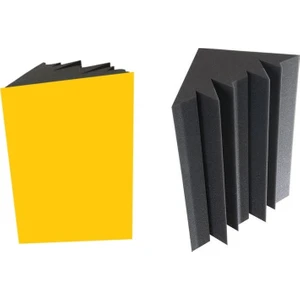 Bass Trap Türkeli Akustik Köşe Süngeri Bantlı 13 x 13 x 70