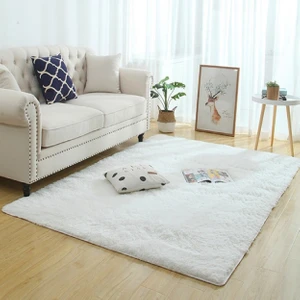 Peluş Halı Post Kaymaz Taban Yıkanabilir Yolluk (Beyaz.siyah,gri,antrasit,pudra,vizon)