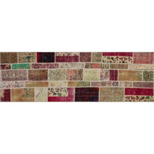 Sempati Halı Eşsiz Anadolu Patchwork El Dokuma Halı 80 x 250 cm 5591