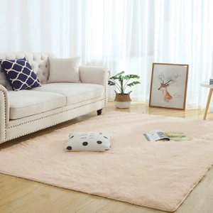 Peluş Halı Post Kaymaz Taban Yıkanabilir Yolluk (Beyaz.siyah,gri,antrasit,pudra,vizon)