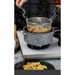 Granit Kızartma Tenceresi 22 cm