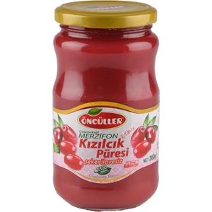 Geleneksel Merzifon Şekersiz Kuşburnu Püresi Cam 360 gr