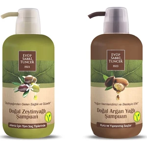Eyüp Sabri Tuncer Doğal Argan Yağlı + Zeytinyağlı Şampuan 600 ml