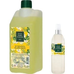 Eyüp Sabri Tuncer Klasik Limon Kolonyası 1 Litre + 150 ml Sprey