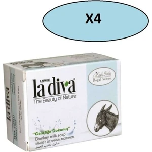 La Diva Eşek Sütlü Doğal Sabun 100 gr x 4 Adet
