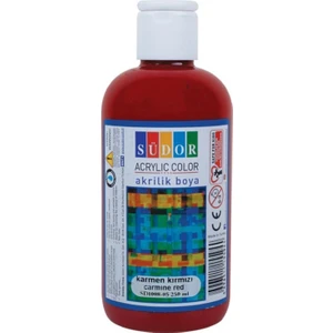 Akrilik Boya 250 ml Karmen Kırmızı