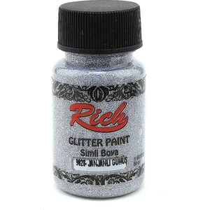 Glitter Paint Si Mli Boya 50 cc 9028 Janjanlı Gümüş