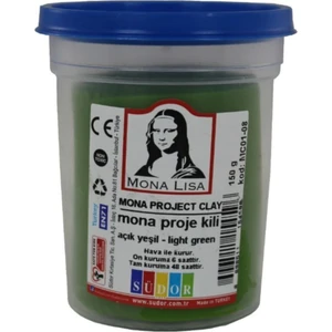 Mona Açık Yeşil Renk Proje Kili 150 gr Project Clay