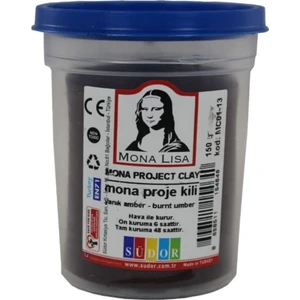Mona Yanmış Kehribar Renk Proje Kili 150 gr Project Clay