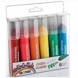 Globo x Jumbo Marker Jumbo Keçeli Kalem 6'lı