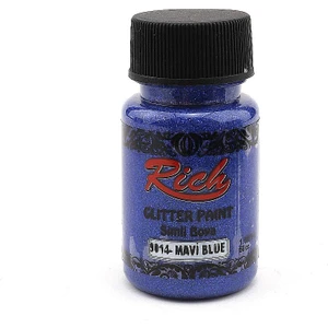 Glitter Paint Si Mli Boya 50 cc 9014 Mavi