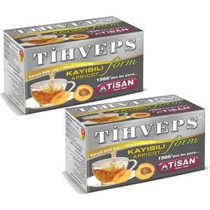 Tihveps Kayısılı Form 20'li Poşet x 2
