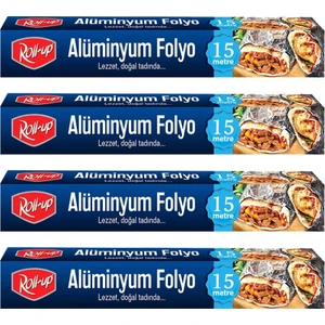 Alüminyum Folyo Seti 30 cm x 15 M 10 Mic 4'lü
