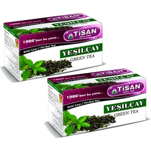 Yeşil Çay Bitki Çayı 20 Süzen Poşet x 2