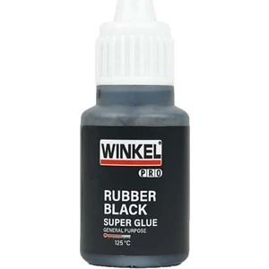 Rubber Black Plastik Hızlı Yapıştırıcı Siyah Renk 20 gr