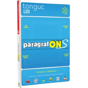 Tonguç Akademi ParagrafONS - 5,6,7. Sınıf ve LGS