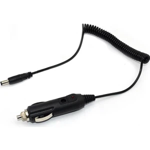 KEEPRO  Çakmak Fişi 12V 2A 5.5x2.5 Spiral Kablolu Işıklı 1.5 Metre