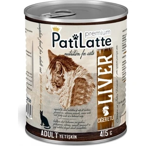 Pati Latte  Ciğerli Kedi Maması 415X24