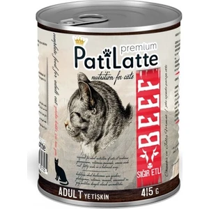 Pati Latte Sığır Etli Kedi Maması 415 X24