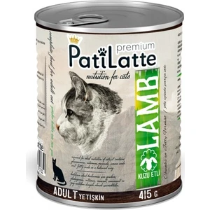 Pati Latte  Kuzu Etli Kedi Maması 415 X24