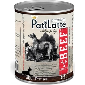 Pati Latte Sığır Etli Köpek Maması 415 X24
