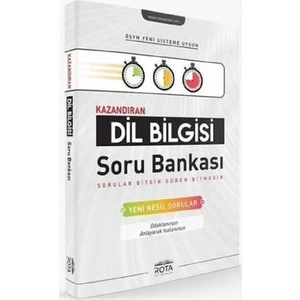 Rota Yayınları Kazandıran Dil Bilgisi Soru Bankası