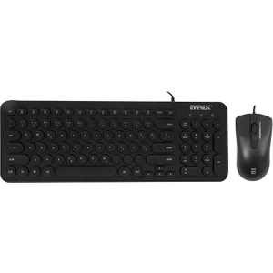 KM-01K Siyah Usb Yuvarlak Tuşlu 3D Mouse Combo Türkçe Klavye + Mouse Set