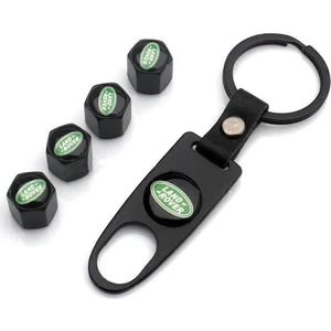 Araba Alışveriş Land Rover Oto Aksesuar Metal Sibop Kapağı ve Anahtarlık Seti