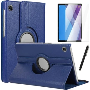 Lenovo Tab M10 Hd (2.nesil) TB-X306F Kılıf Dönebilen Standlı Tablet Kılıfı + Ekran Koruyucu + Kalem