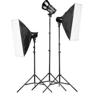 Tolifo Paraflaşh Seti 400W 3lü Paraflaşh Softbox 50X70CM Paraflaş Seti