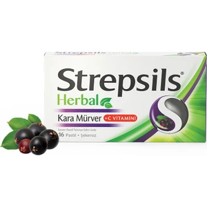 Herbal Kara Mürver 16 Pastil