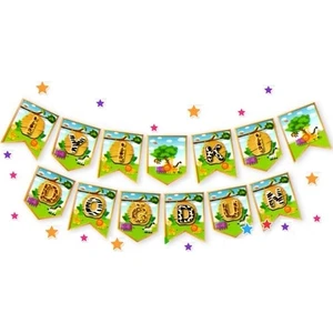 My Paper Craft Safari Temalı Iyi Ki Doğdun Yazısı