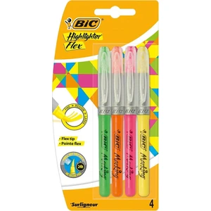 Highlighter Flex Fosforlu Kalem 4 Renk