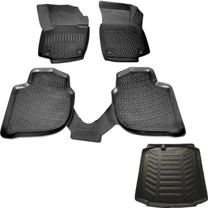 Skoda Rapid 3D Havuzlu Paspas + Bagaj Havuzu 2013-2020 Arası Caraks Marka