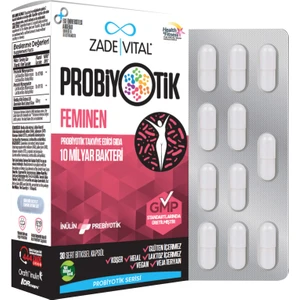 Zade Vital Probiyotik Feminen 30 Kapsül