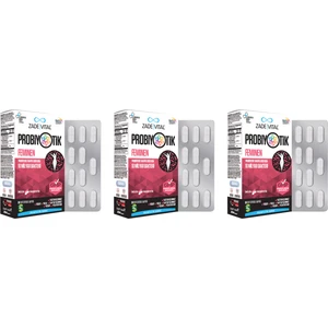 Zade Vital Probiyotik Feminen 30 Kapsül 3'lü Paket