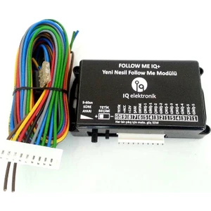 IQ Elektronik Iq Follow Me Home 2 Çıkış Far ve Sis Karsilama Ugurlama Modülü