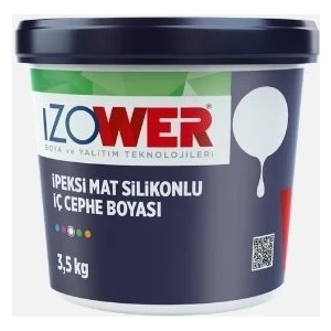 Izower Ipeksi Mat Silikonlu Iç Cephe Boyası ( Silinebilir ) - Krater 20 ( 3.5kg )