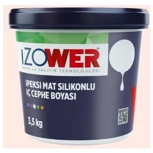 Izower Ipeksi Mat Silikonlu Iç Cephe Boyası ( Silinebilir ) - Pamuk Şekeri 10 ( 3.5kg )