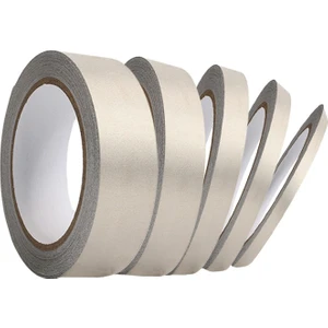 Gümüş Iletken Gri Kumaş Bez Bant 10 mm