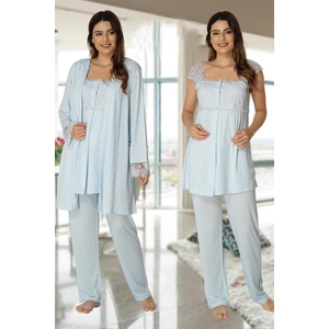 Effortt Sabahlıklı Lohusa Pijama Takımı
