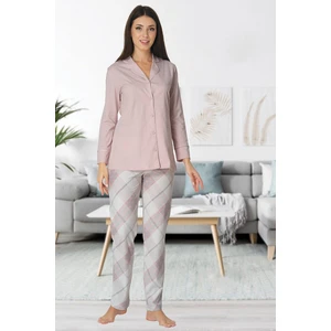 Effortt Önden Düğmeli Lohusa Pijama