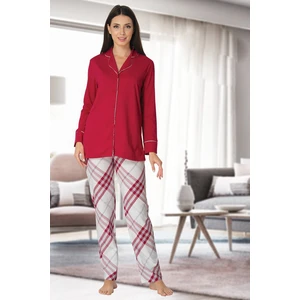 Effortt Önden Düğmeli Lohusa Pijama
