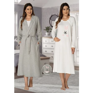 Effortt Sabahlıklı Lohusa Gecelik Takım