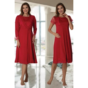 Effortt Sabahlıklı Lohusa Gecelik Takım