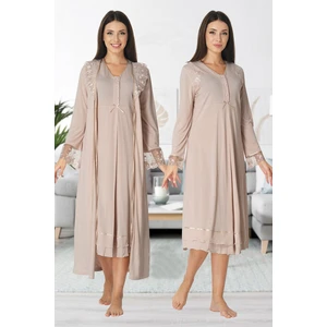 Effortt Sabahlıklı Lohusa Gecelik Takım