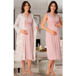 Effortt Sabahlıklı Lohusa Gecelik Takım