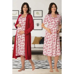 Effortt Sabahlıklı Lohusa Gecelik Takım